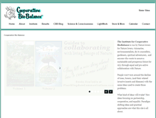 Tablet Screenshot of cooperativebiobalance.org